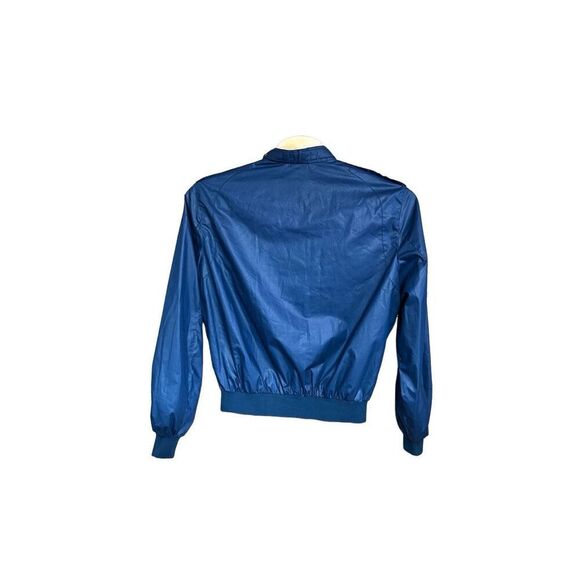 VINTAGE 80's Members Only Cafe Racer Blue Jacket Size 46L (XL) - Picture 2 of 5